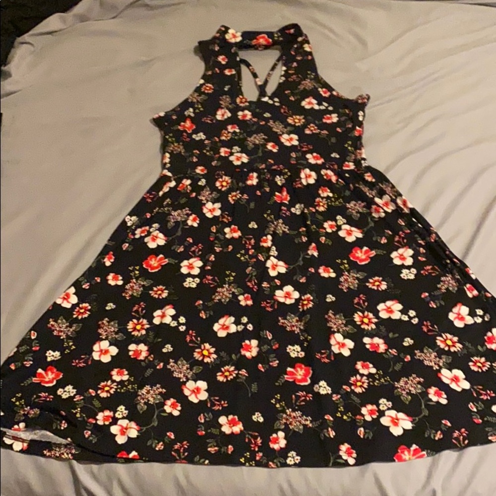 Floral A-line Dress!